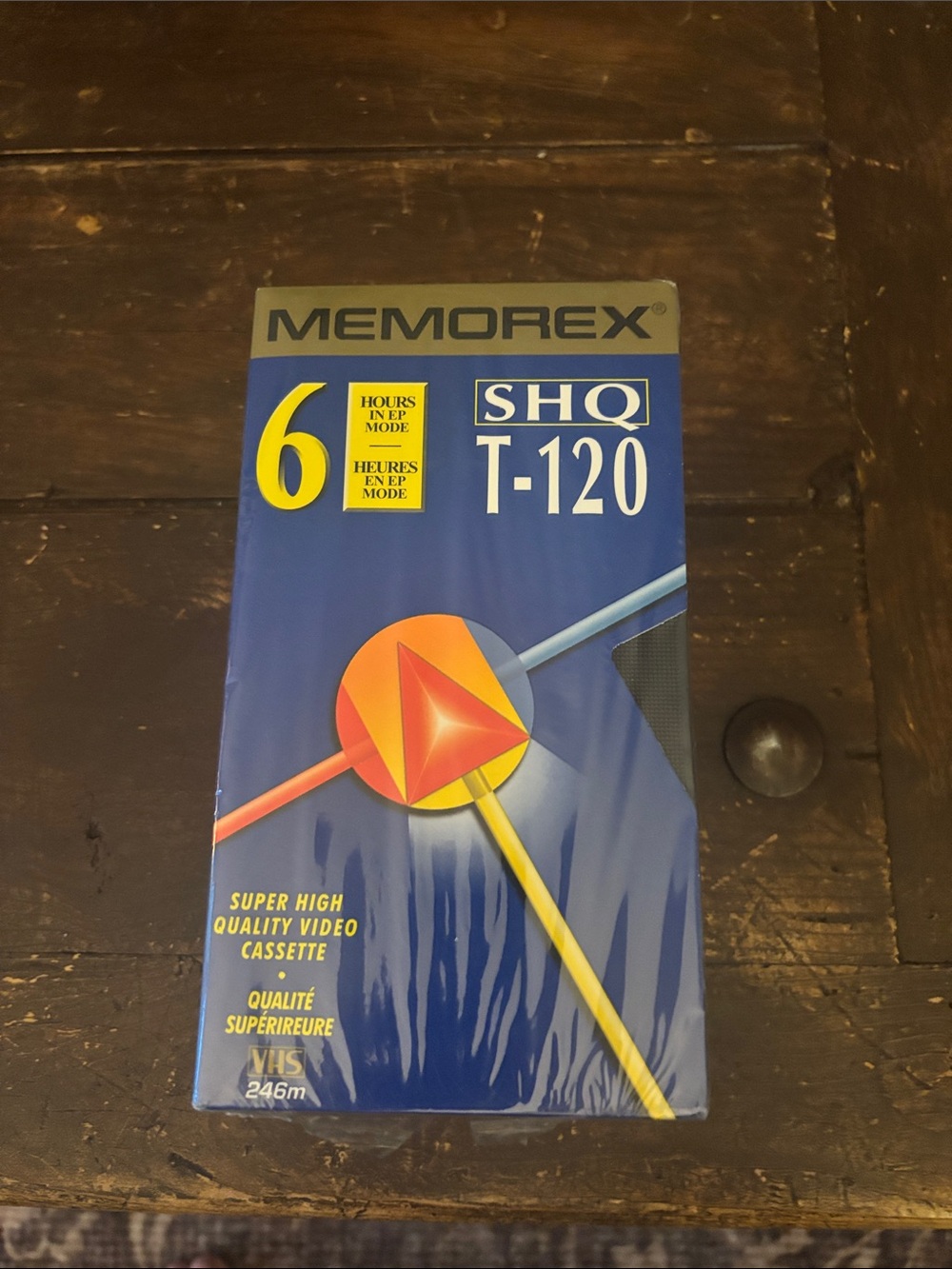 New 3 Pack Memorex SHQ T-120 VHS Tapes
